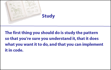 1) The first thing you should do is study the pattern so that you are sure you understand it